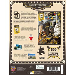 San Diego Padres - Locker Room 500 Piece Jigsaw Puzzle (ONLINE ORDER ONLY)