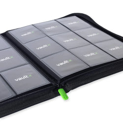 9 Pocket Exo-Tec Zip Binder : Signature Black