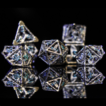 NYCC Exclusive Sterling Silver Dice Set - Blue (ONLINE ORDER ONLY)