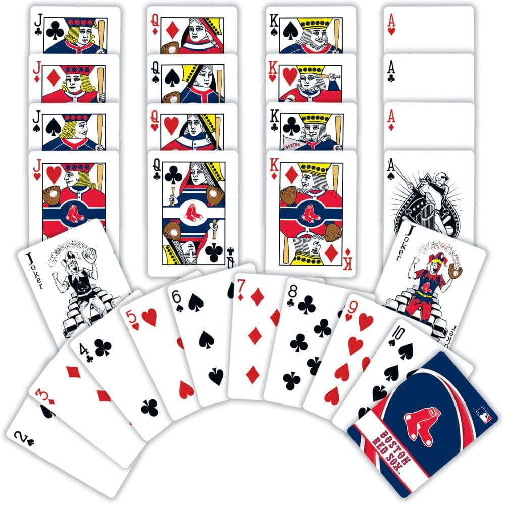 Boston Red Sox Playing Cards - 54 Card Deck (ONLINE ORDER ONLY)