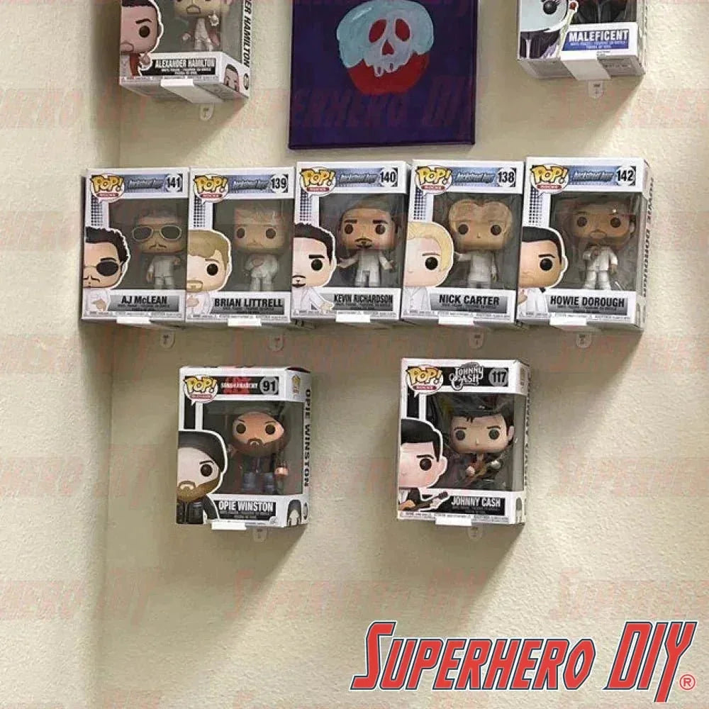 Simple Pop Box Wall Mount Simple Figure Display Shelf for Funko Pop Box | Includes Command strips or screws! (ONLINE ORDER ONLY)