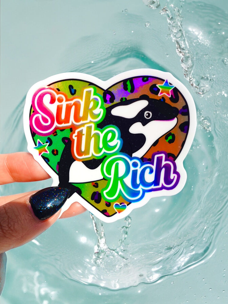 Sink The Rich Sticker (Online Order Only)