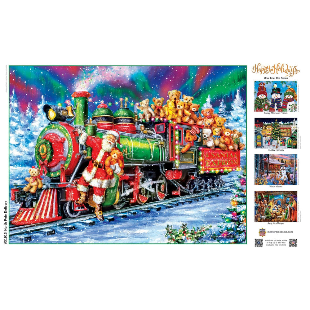 Happy Holidays - North Pole Delivery 300 Piece EZ Grip Jigsaw Puzzle (ONLINE ORDER ONLY)