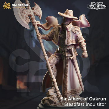 Sir Albert of Oakrun, Steadfast Inquisitor (Male Human Fighter) (Online Order Only)