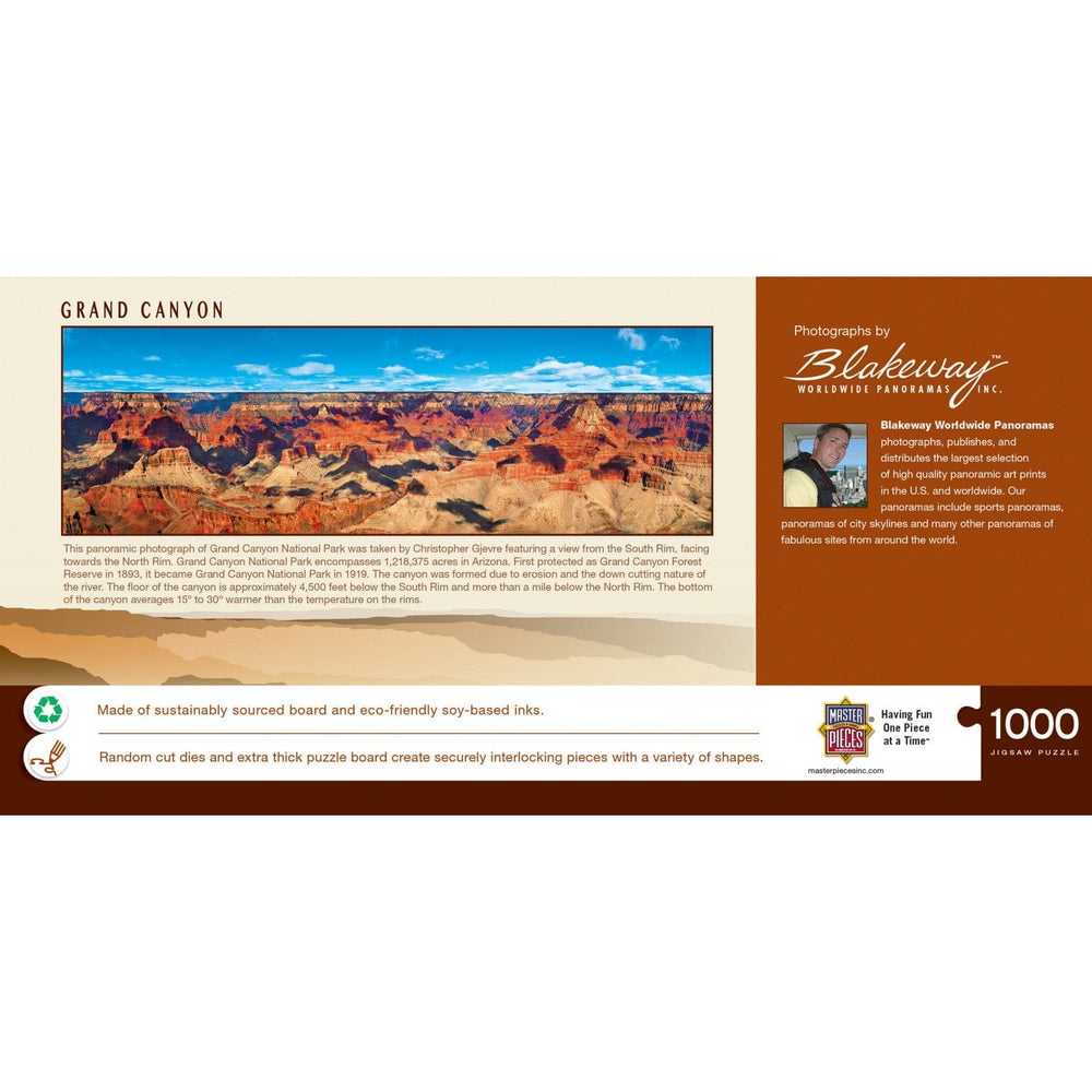 Grand Canyon, Arizona 1000 Piece Panoramic Jigsaw Puzzle (ONLINE ORDER ONLY)