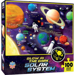 Glow in the Dark - Solar System 100 Piece Jigsaw Puzzle (ONLINE ORDER ONLY)