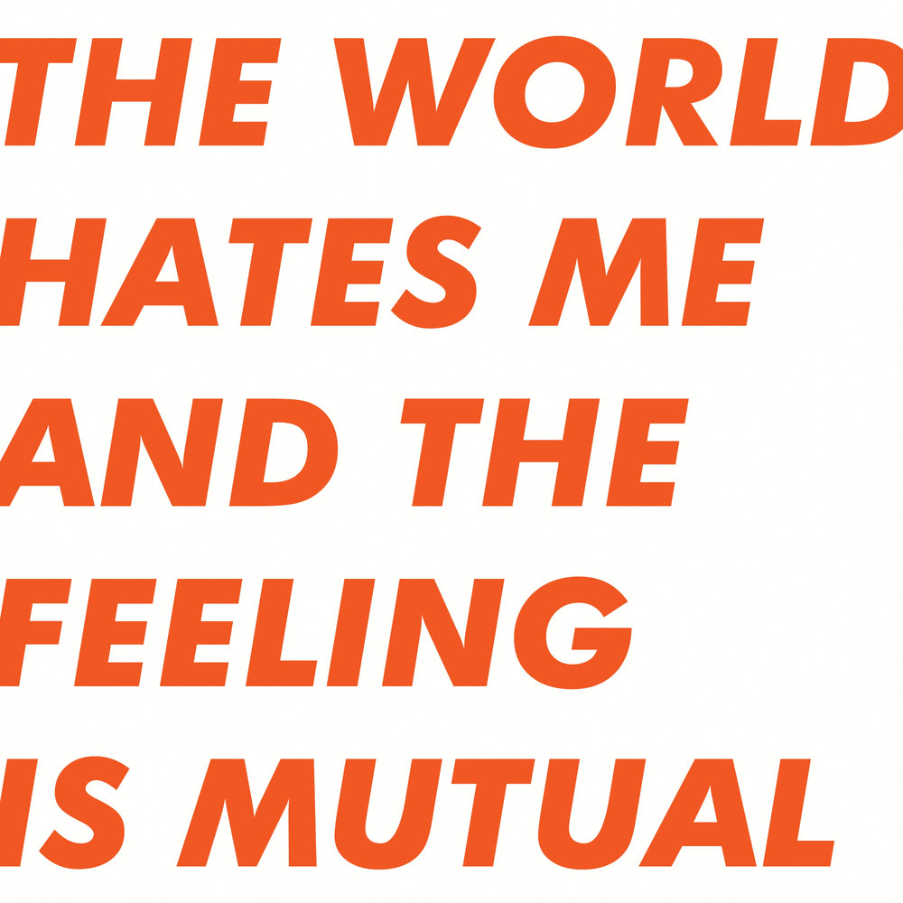 Six By Seven - The World Hates Me And The Feeling Is Mutual (ORANGE VINYL) [Vinyl] (ONLINE ORDER ONLY)
