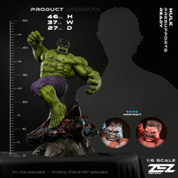 The Hulk - Marvel Comics - 1:6 Scale & Bust (ONLINE ORDER ONLY)