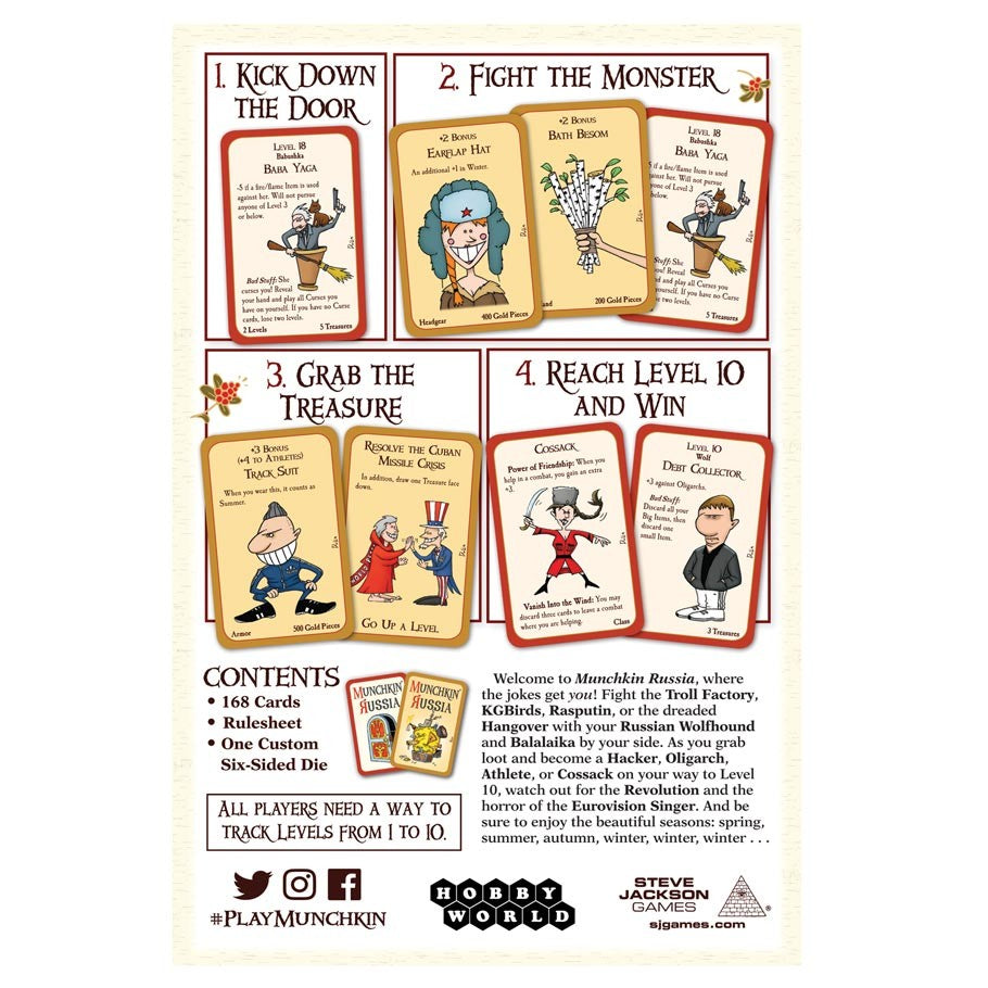 Munchkin: Russia (ONLINE ORDER ONLY)