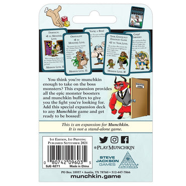 Munchkin: Bosses (ONLINE ORDER ONLY)