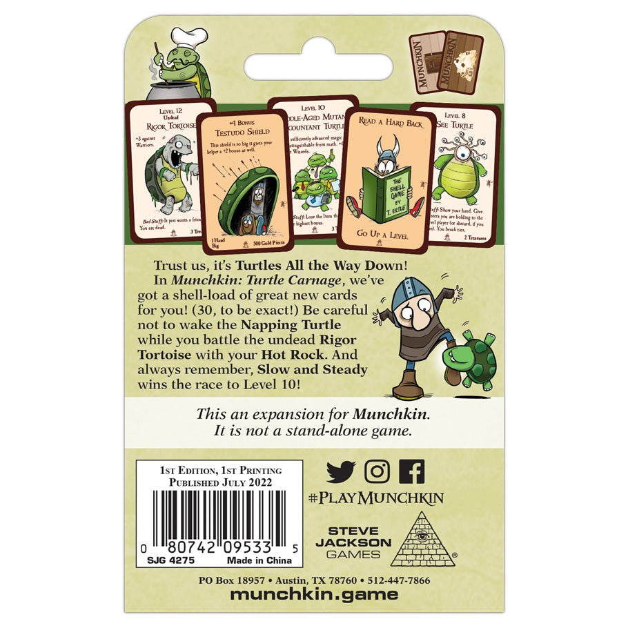 Munchkin: Turtle Carnage (ONLINE ORDER ONLY)