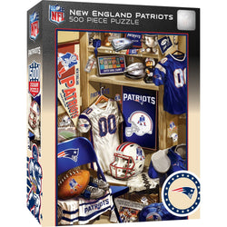New England Patriots - Locker Room 500 Piece Jigsaw Puzzle (ONLINE ORDER ONLY)