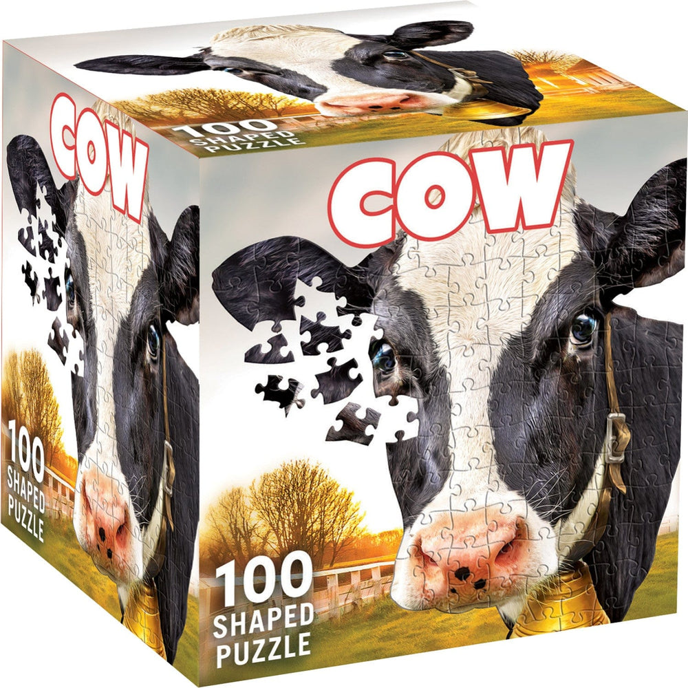 Cow 100 Piece Shaped Jigsaw Puzzle (ONLINE ORDER ONLY)