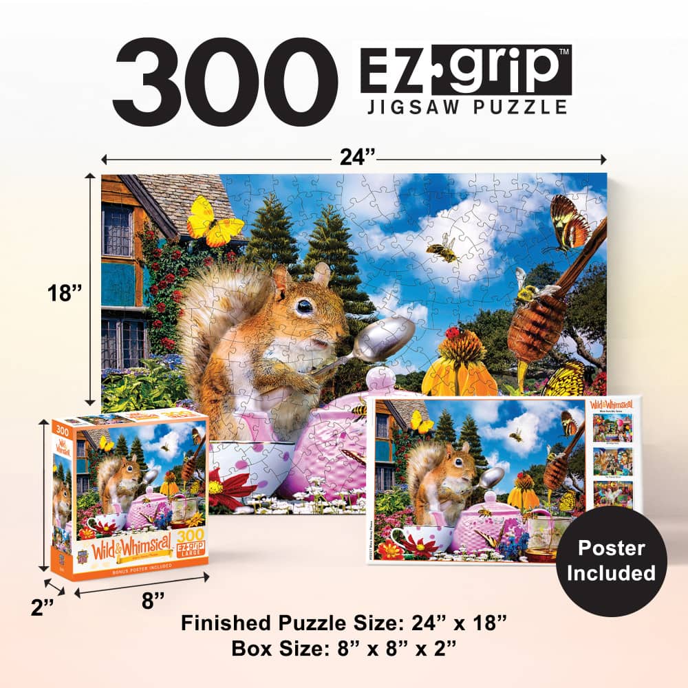 Wild & Whimsical - More Honey Please 300 Piece EZ Grip Jigsaw Puzzle