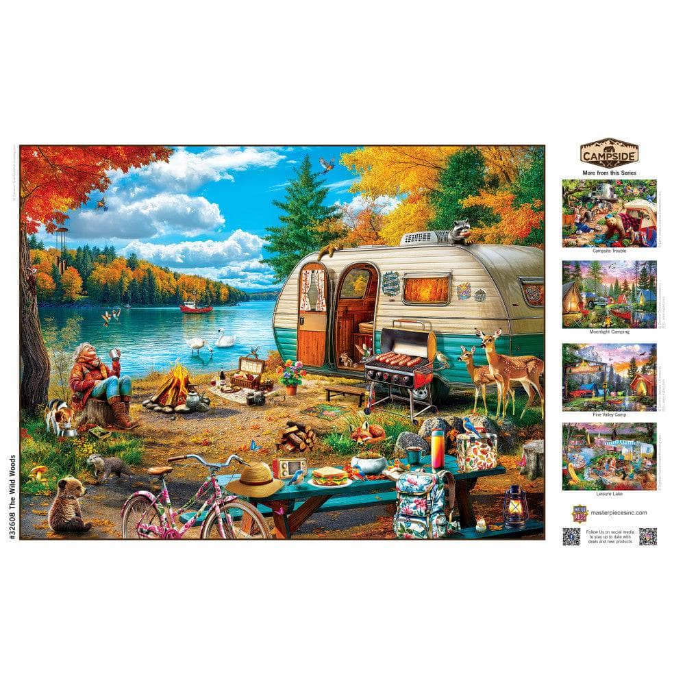 Campside - The Wild Woods 300 Piece EZ Grip Jigsaw Puzzle (ONLINE ORDER ONLY)