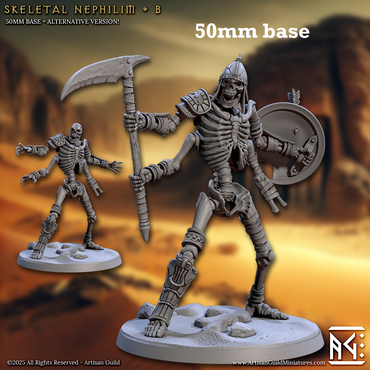 Skeletal Nephilim: Sculpt B (Four-Armed Skeleton Warrior) (Online Order Only)