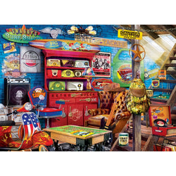 Man Cave - Retro Rules 1000 Piece Jigsaw Puzzle (ONLINE ORDER ONLY)