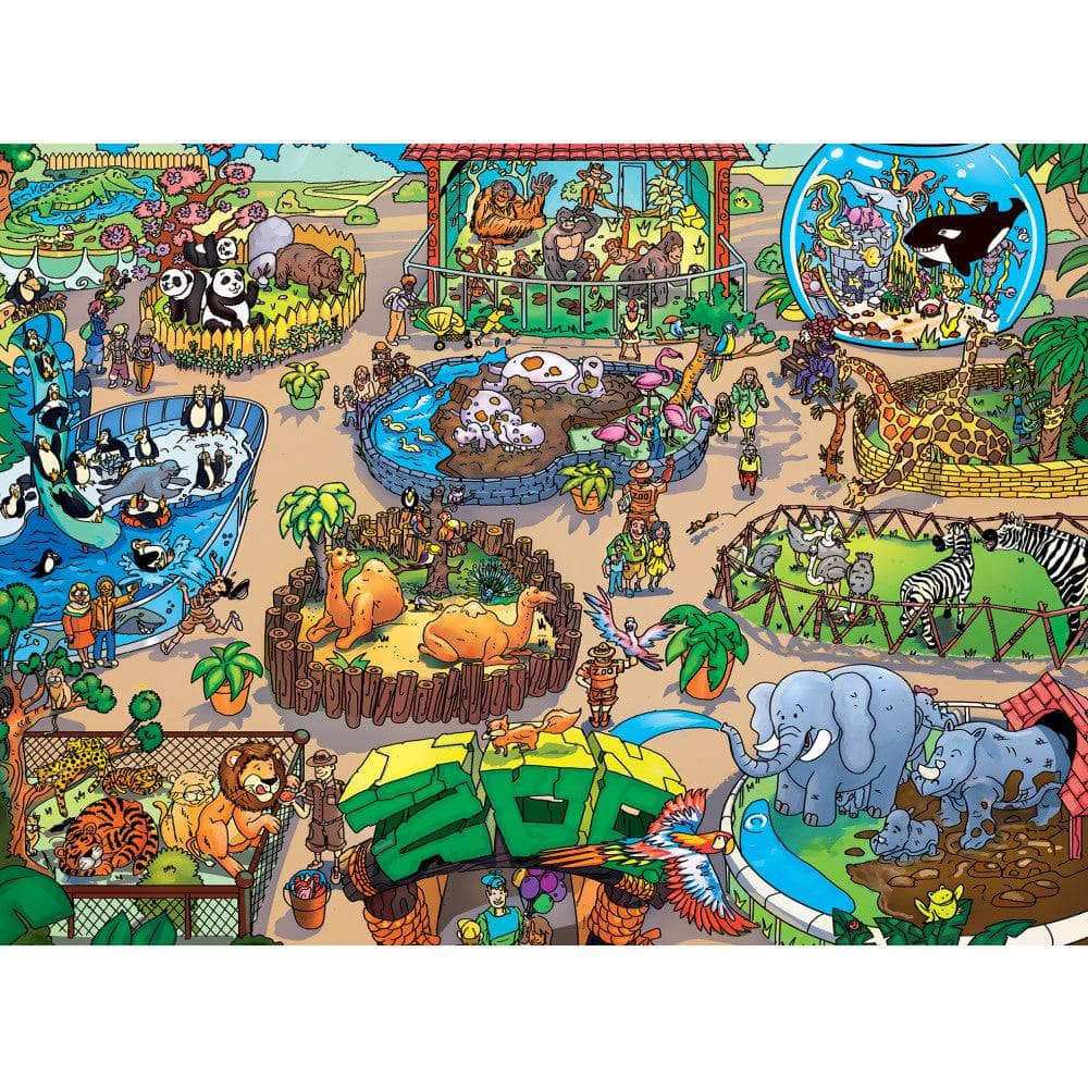 101 Things to Spot at the Zoo - 101 Piece Jigsaw Puzzle (ONLINE ORDER ONLY)