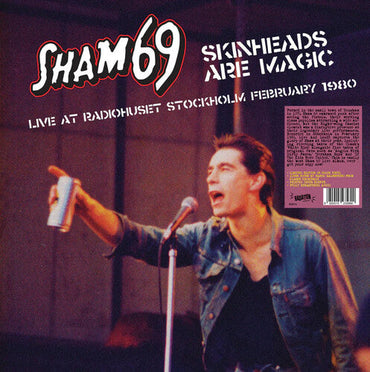Sham 69 - Skinheads Are Magic: Live In Stockholm 02/02/1980 [RSD 04/26/24 Red Marble] [Vinyl] (ONLINE ORDER ONLY)