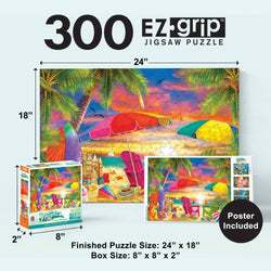 Tropics - Seaside Afternoon 300 Piece EZ Grip Jigsaw Puzzle