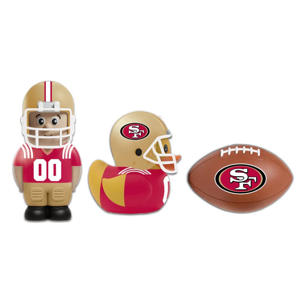 Bathletes - San Francisco 49ers NFL Bath Toys (ONLINE ORDER ONLY)
