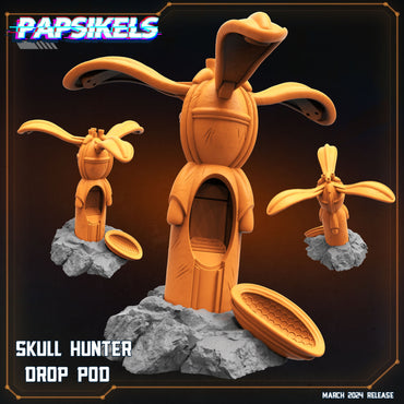 3D Printed Papsikels Skull Hunter Drop Pod 28mm 32mm (Online Only)