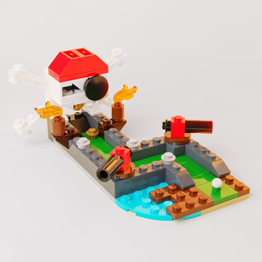 Skull Island Putt Putt / Mini Golf Hole made using LEGO parts - B3 Customs (Online Order Only)