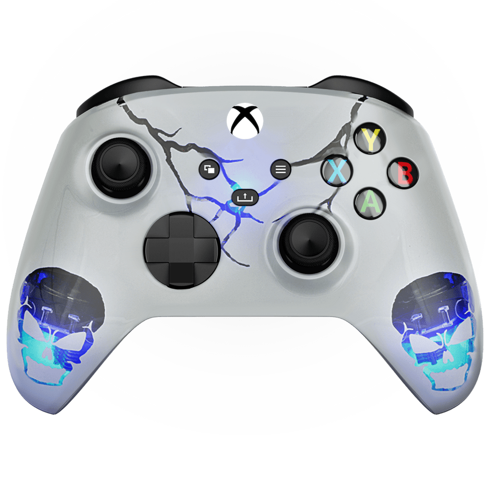 ILLUMINATING SKULLS XBOX SERIES X CUSTOM MODDED CONTROLLER (Online Order Only)