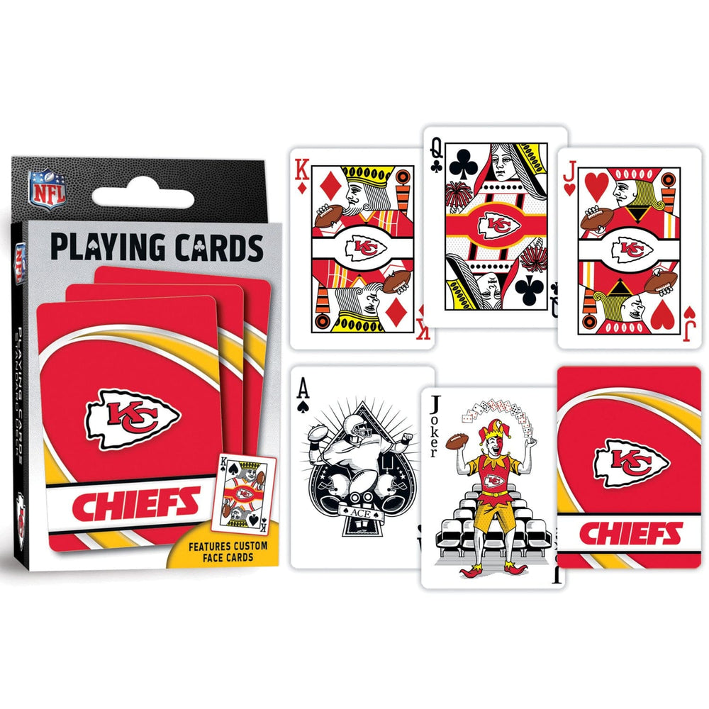 Kansas City Chiefs Playing Cards - 54 Card Deck (ONLINE ORDER ONLY)
