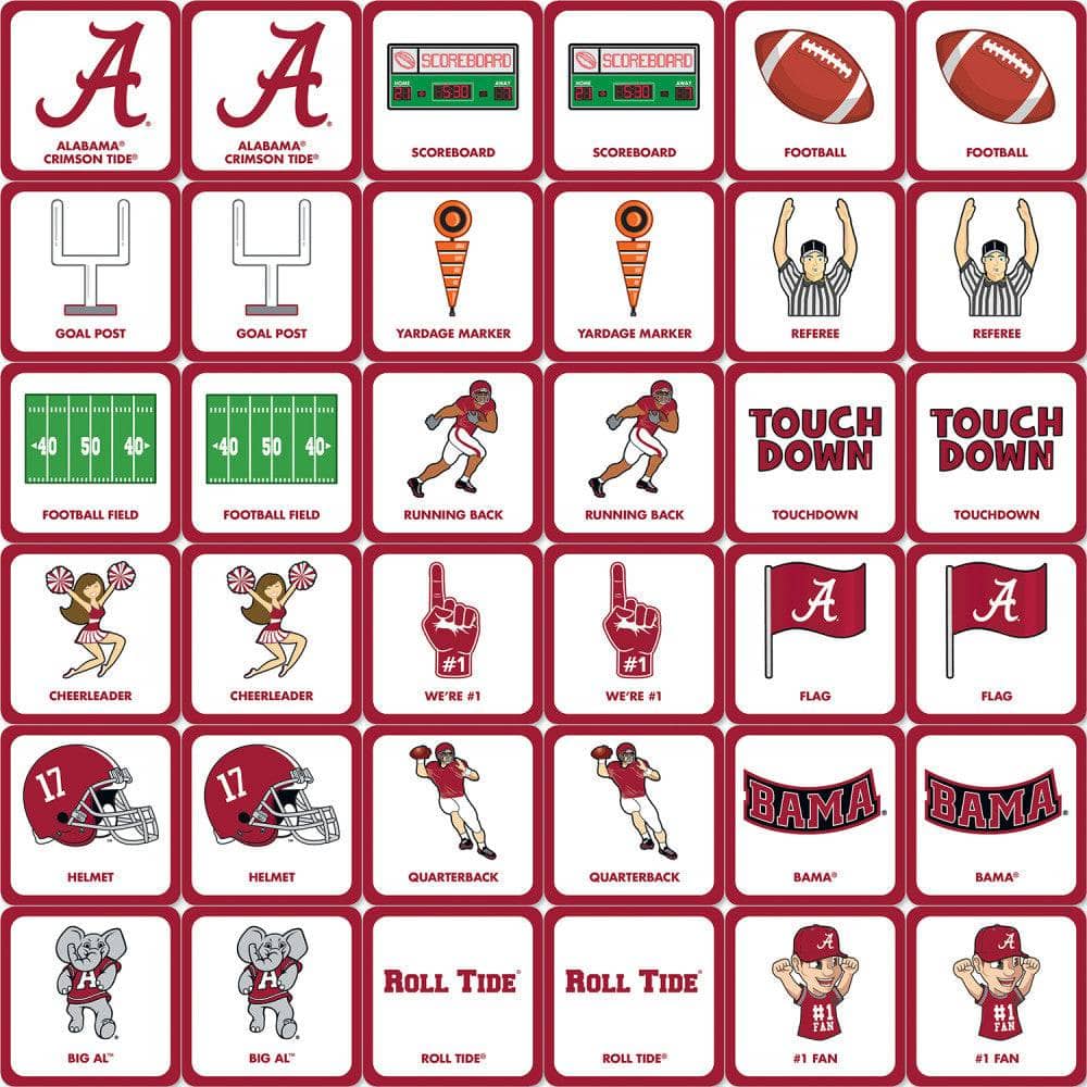 Alabama Crimson Tide Matching Game (ONLINE ORDER ONLY)