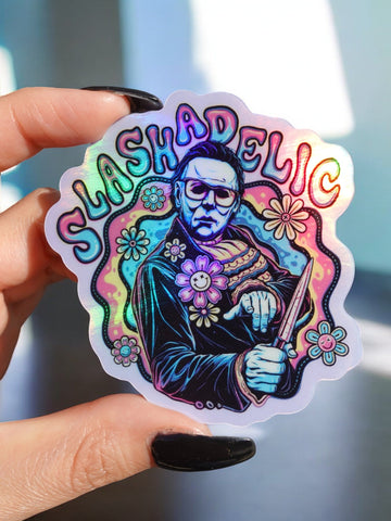 Slashadelic Halloween Sticker (Online Order Only)