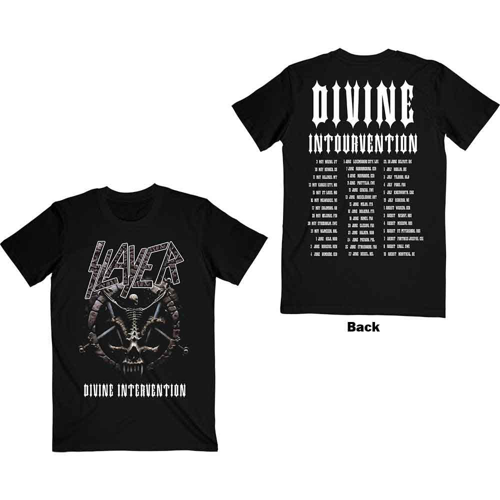 SLAYER - Divine Intervention 2014 Dates [T-Shirt] (ONLINE ORDER ONLY)