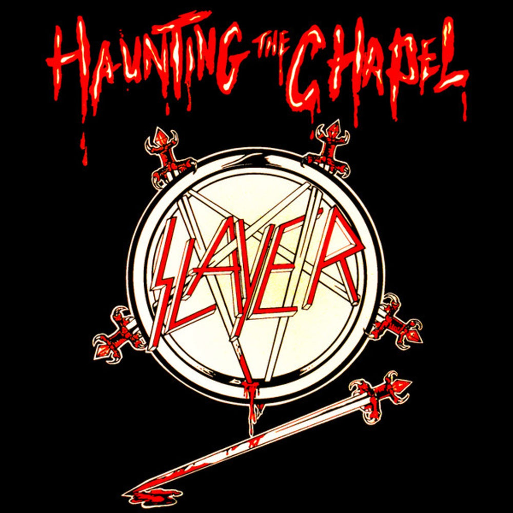 Slayer - Haunting The Chapel (Colored Vinyl, Red & White Marble) [Vinyl] (ONLINE ORDER ONLY)