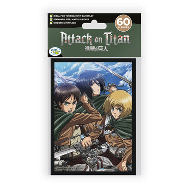 Officially Licensed Attack on Titan Sleeves - Battle Trio