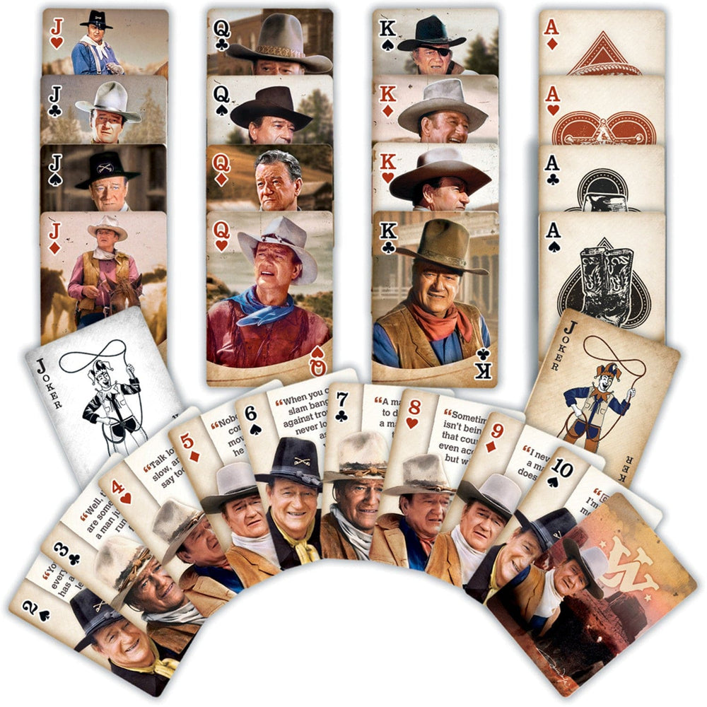 John Wayne Playing Cards - 54 Card Deck (ONLINE ORDER ONLY)