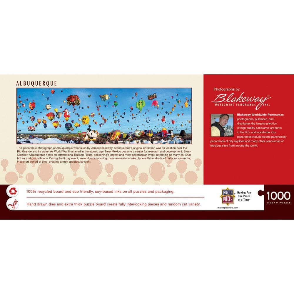 Albuquerque, New Mexico 1000 Piece Panoramic Jigsaw Puzzle (ONLINE ORDER ONLY)