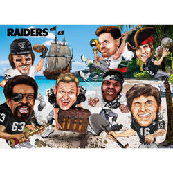 Las Vegas Raiders - All Time Greats 500 Piece Jigsaw Puzzle (ONLINE ORDER ONLY)