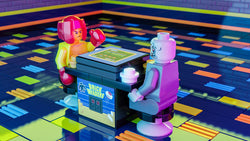 Brick Invaders 2-Player Classic Arcade made using LEGO parts - B3 Customs (Online Order Only)