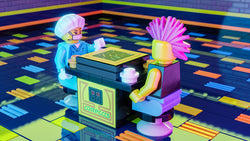 Centipieces 2-Player Classic Arcade made using LEGO parts - B3 Customs (Online Order Only)