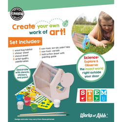 Bug Habitat Wood Craft & Paint Kit (ONLINE ORDER ONLY)