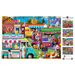 Food Truck Roundup - Country Fair 1000 Piece Jigsaw Puzzle
