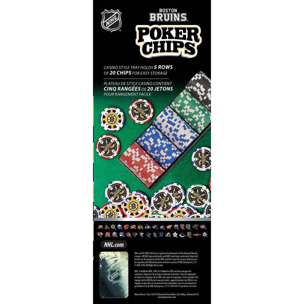 Boston Bruins 100 Piece Poker Chips (ONLINE ORDER ONLY)