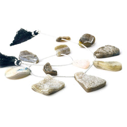 Smoky Brown Plain Agate Drusy Beads (ONLINE ORDER ONLY)