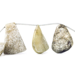 Smoky Brown Plain Agate Drusy Beads (ONLINE ORDER ONLY)