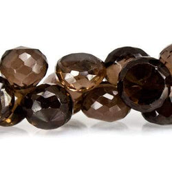 Smoky Quartz Beads Candy Kiss Briolette (ONLINE ORDER ONLY)