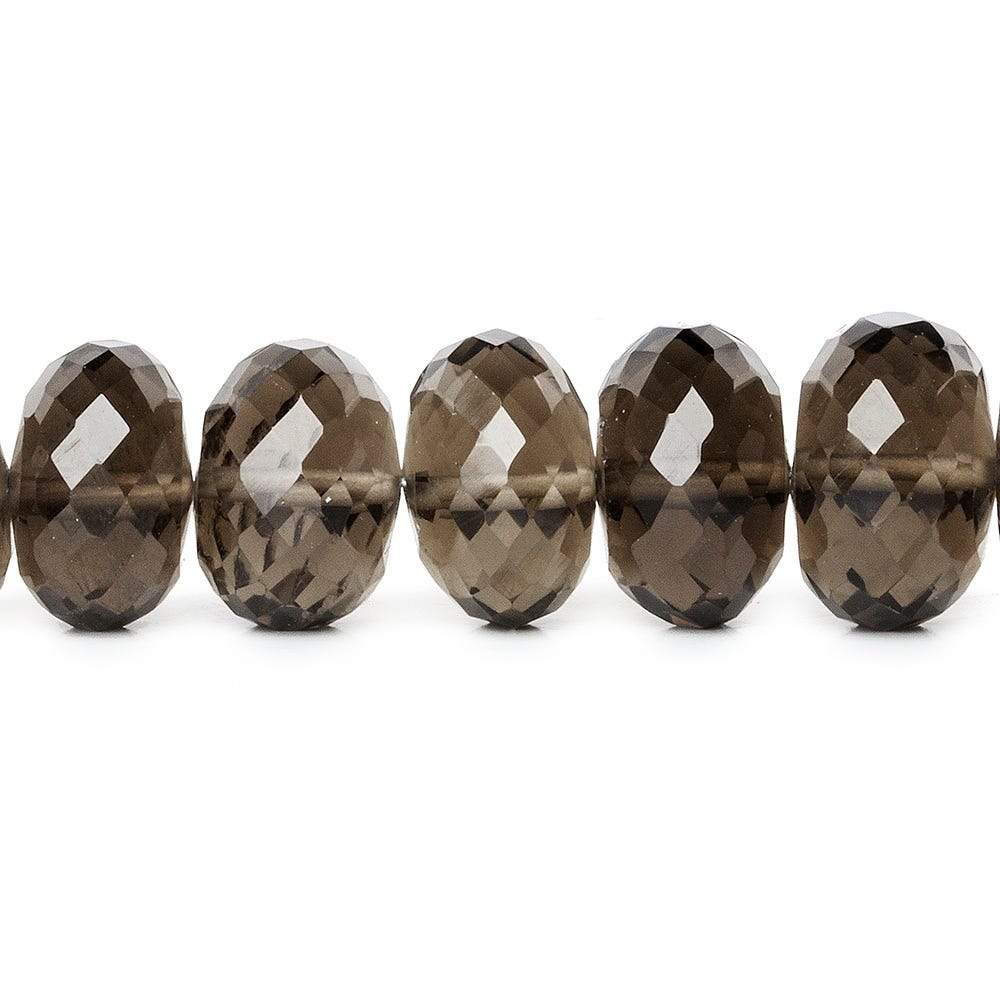 Smoky Quartz Faceted Rondelle (ONLINE ORDER ONLY)