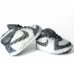 Sneaker Slippers  Gray Jordan 1 Dior unisex for adults&kids (ONLINE ORDER ONLY)