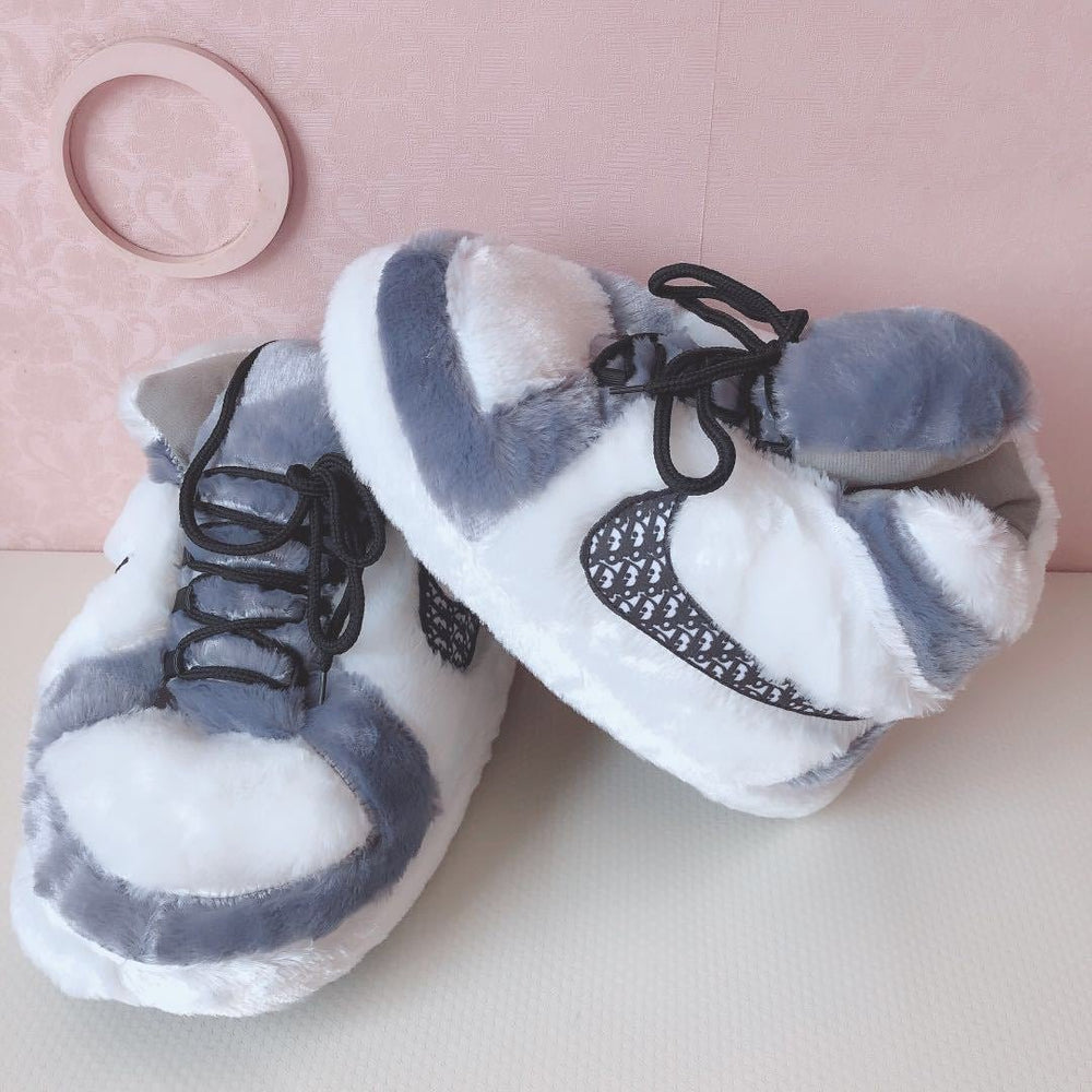 Sneaker Slippers  Gray Jordan 1 Dior unisex for adults&kids (ONLINE ORDER ONLY)