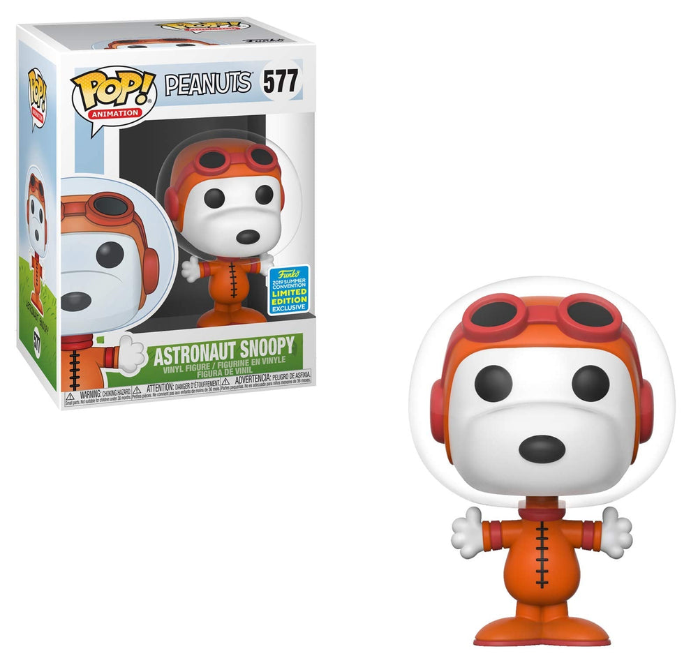 Funko POP! Animation: Peanuts - Astronaut Snoopy 577 (Funko 2019 Summer Convention Limited Edition Exclusive) (BOX IS DAMAGED) (ONLINE ORDER ONLY)