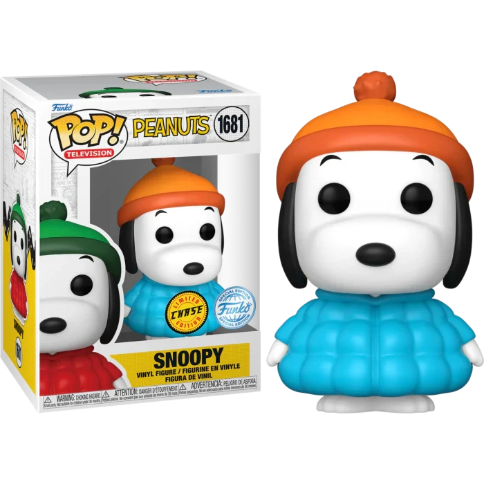 Funko Pop Television Peanuts Snoopy 1681 LIMITED EDITION CHASE (ONLINE ORDER ONLY)